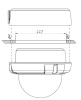 B2530DVZ уличная купольная всепогодная IP-камера видеонаблюдения Beward