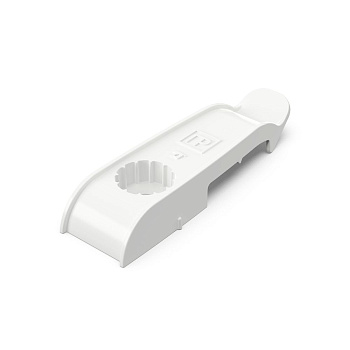 PR13.02865 держатель плоского кабеля односторонний для прямого монтажа на 2 места в гофроящике белый (1200 шт/кор) Промрукав