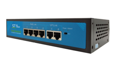 ST-S45POE (версия 4) сетевой PoE коммутатор Space Technology