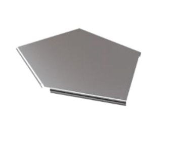 547-002 крышка плоского угла 90° 100x15 (0,7) ПожТехКабель 