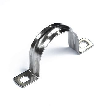 PR08.20752 скоба металлическая двухлапковая СМД(INOX) d38-40 мм (10шт/200шт уп/кор) Промрукав