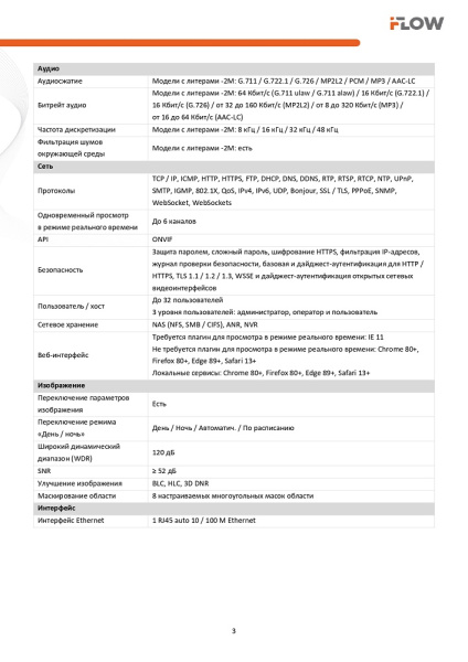 F-IC-2542C2MS(2.8mm) (Аналог DS-2CD2543G2-IS(2.8mm)) 4Мп уличная компактная купольная IP-камера с гибридной Smart подсветкой iFlow