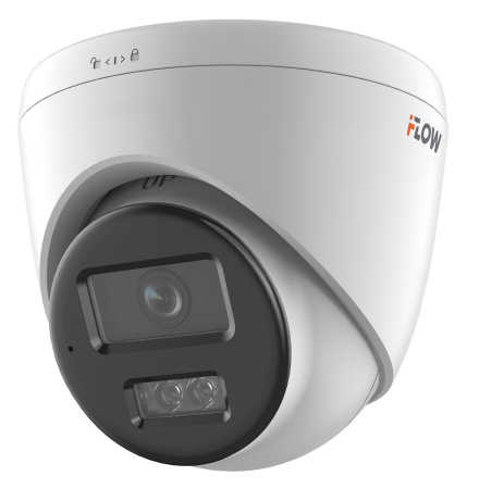 F-IC-1346CM(2.8mm) (Аналог DS-I453L(D)(2.8mm)) 4Мп уличная IP-камера с гибридной Smart-подсветкой до 30м и технологией BrightVu iFlow