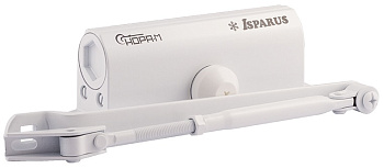 НОРА-М 430 F ISPARUS фиксация (от 50 до 110кг) доводчик морозостойкий (белый) Нора-М