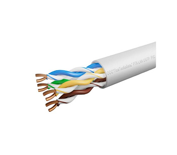 PTK-LAN U/UTP Cat 5e PVC 4x2x0.51 (КПВ-ВП 4x2x0.51) кабель связи симметричный, для структурированныx сетей ПожТехКабель (305 м)