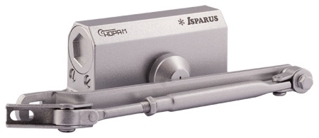 НОРА-М 410 ISPARUS (от 15 до 60кг) доводчик морозостойкий (серебро) 
