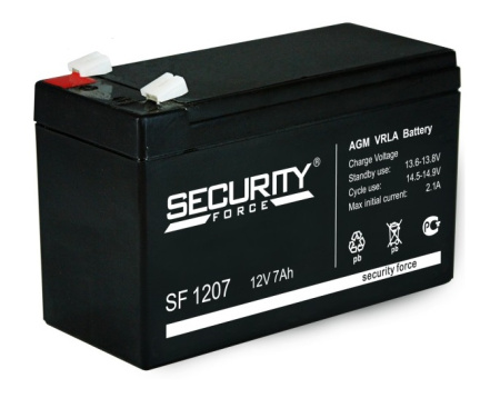 Аккумулятор SF 1207 Security Force (12В/7Ач) 