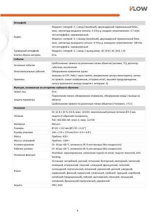 F-IC-2786CSZ4(2.8-12mm) (Аналог DS-2CD2787G2HT-LIZS(2.8-12mm)(eF)) 8Мп уличная купольная IP-камера c гибридной Smart подсветкой iFlow