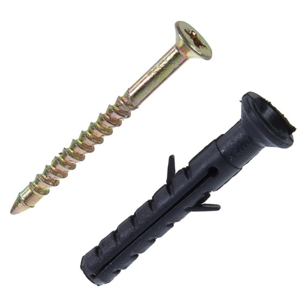 Дюбель-гвоздь 6*40 дюбель - пластик,гвоздь - метал