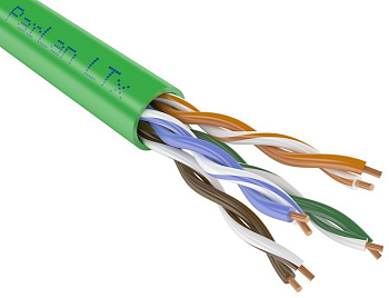 ParLan U/UTP Cat5e PVCLS нг(А)-FRLSLTx 4х2x0,52 кабель «витая пара» (LAN) для структурированных систем связи (Паритет)
