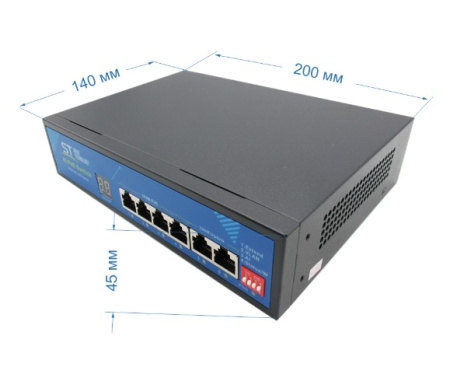 ST-S49POE (2М/78W/А/SC) PRO сетевой PoE коммутатор Space Technology
