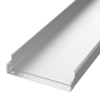 PR16.12926 лоток неперфорированный Профи 400х100х3000 (2,0 мм) (6 м/уп) Промрукав