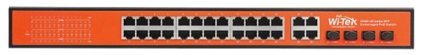 WI-PS328GF неуправляемый гигабитный коммутатор Wi-Tek с функцией PoE 