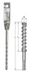 Бур SDS-plus 8*260мм кросс АТАКА