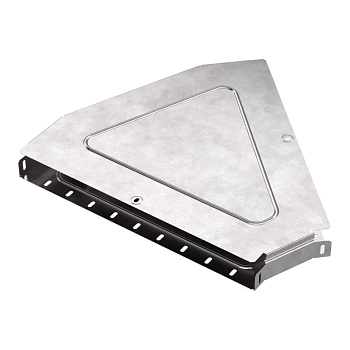 PR16.0616 Угол горизонтальный 45 градусов с крышкой Стандарт 500х50 Промрукав