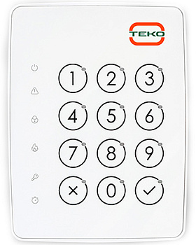 Астра-КТМ-С (белая) клавиатура сенсорная Планар