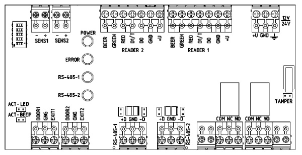 STR-1AP модуль доступа (8 шт/уп) Рубеж
