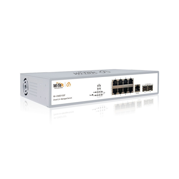 WI-CMS310GF коммутатор управляемый L2, порты 8 100/1000Base-TX + 2 SFP Wi-Tek