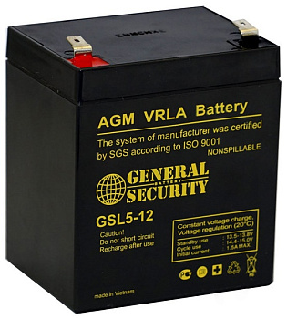 Аккумулятор GSL 5-12 (12В/5Ач)
