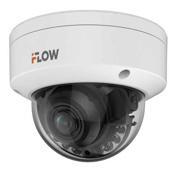 F-IC-2446CMS(4mm) (Аналог DS-2CD2147G2H-LISU(4mm)(eF)) 4Мп уличная купольная IP-камера видеонаблюдения с гибридной Smart подсветкой iFlow