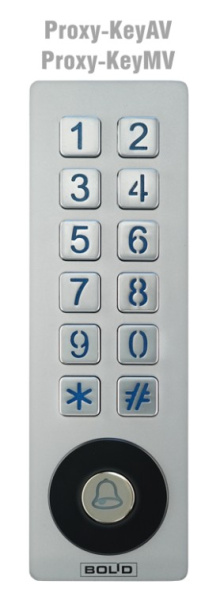 Proxy-KeyMV кодовая панель со встроенным считывателем Болид