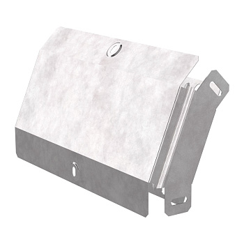 PR16.0559 Угол вертикальный внешний 45 градусов с крышкой Стандарт 300х50 Промрукав