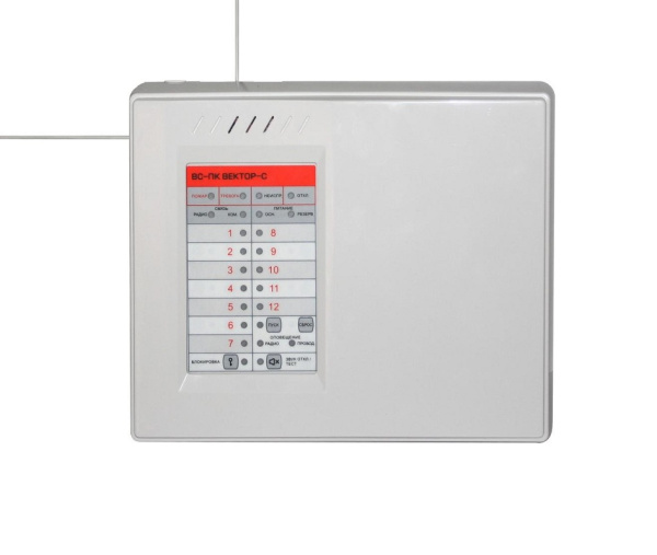 ВС-ПК ВЕКТОР-С (Wi-Fi) Прибор приемно-контрольный и управления охранно-пожарный адресный радиоканальный Версет