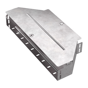 PR16.0665 Переходник симметричный с крышкой Стандарт 500х300х80 Промрукав PR16.0665 Переходник симметричный с крышкой Стандарт 500х300х80 Промрукав