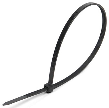 Стяжки кабельные КСС "NORD" 4х300 (ч) (100 шт/уп) КВТ