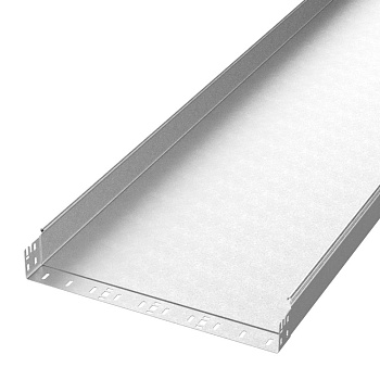 PR16.14289 лоток неперфорированный Профи 500х80х3000 (1,5 мм) (6 м/уп) Промрукав