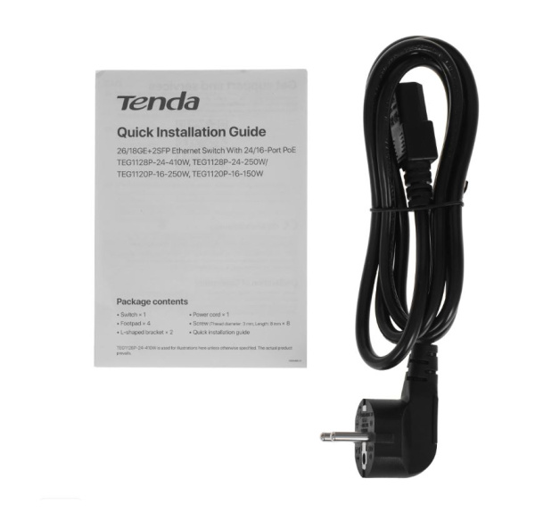 TEG1120P-16-250W неуправляемый коммутатор Ethernet PoE Tenda