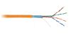 EC-UF004-5E-LSZH-OR Кабель F/UTP 4 пары, бухта-305м,Кат.5e (Класс D), 100МГц, одножильный, BC NETLAN