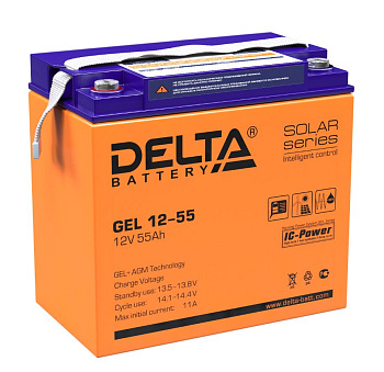 Аккумулятор Delta GEL 12-55
