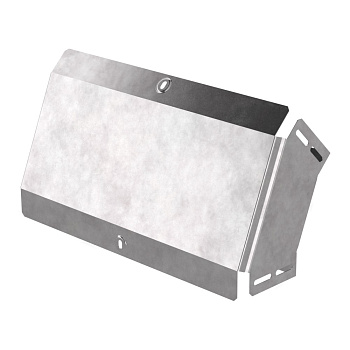 PR16.0576 Угол вертикальный внешний 45 градусов с крышкой Стандарт 400х100 Промрукав PR16.0576 Угол вертикальный внешний 45 градусов с крышкой Стандарт 400х100 Промрукав