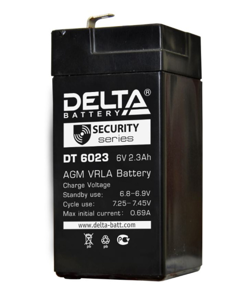 Аккумулятор Delta DT 6023