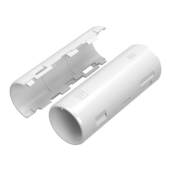 PR13.0419 муфта разборная d25 мм белая (40шт/640шт уп/кор) Промрукав PR13.0419 муфта разборная d25 мм белая (40шт/640шт уп/кор) Промрукав