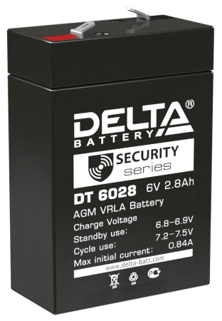 Аккумулятор Delta DT 6028 (6V / 2.8Ah)