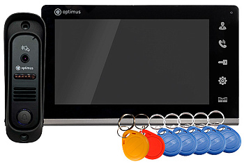 Leader 2.0 IK-7.0 (b+b) комплект видеодомофона Optimus