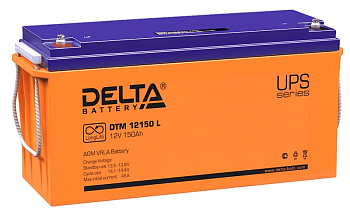 Аккумулятор Delta DTM 12150 L (12V / 150Ah)