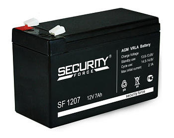 Аккумулятор SF 1207 Security Force (12В/7Ач) 