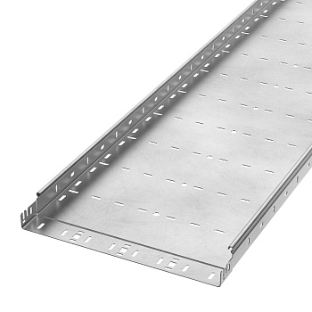 PR16.13314 лоток перфорированный Профи INOX (AISI 304) 400х50х6000 (1,5 мм) (12 м/уп) Промрукав