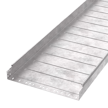 PR16.13885 лоток неперфорированный Профи HDZ 500х80х3000 (1,2 мм) (6 м/уп) Промрукав