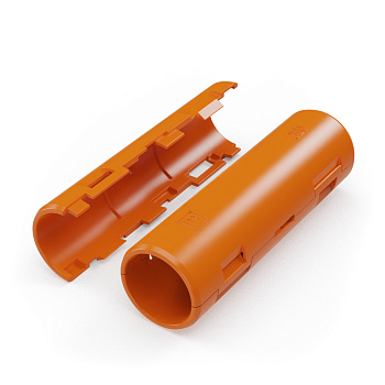 PR13.02460 муфта разборная d20 мм оранжевая (10шт/320шт уп/кор) Промрукав