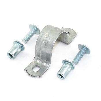 PR08.5031 комплекты для крепления ОКЛ с использованием винта, заклепки и скобы СМД d19-20 мм (100 шт) Промрукав