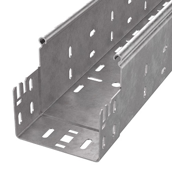 PR16.13196 лоток перфорированный Профи HDZ 100х100х3000 (1,2 мм) (6 м/уп) Промрукав