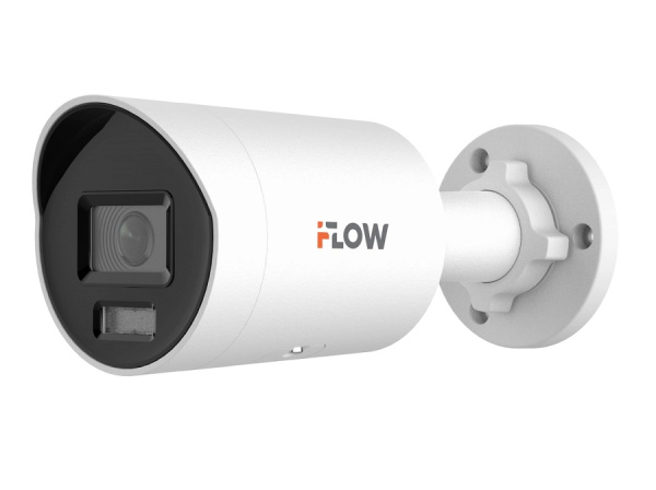 F-IC-2122C2M(4mm) (Аналог DS-2CD2023G2-LI2U) 2Мп уличная цилиндрическая IP-камера с гибридной Smart подсветкой до 40м и технологией SharpSense iFlow