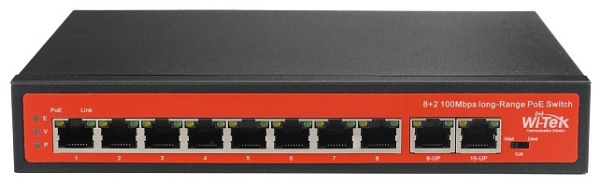 WI-PS210 порты 8 PoE FE + 2FE сетевой коммутатор Wi-Tek