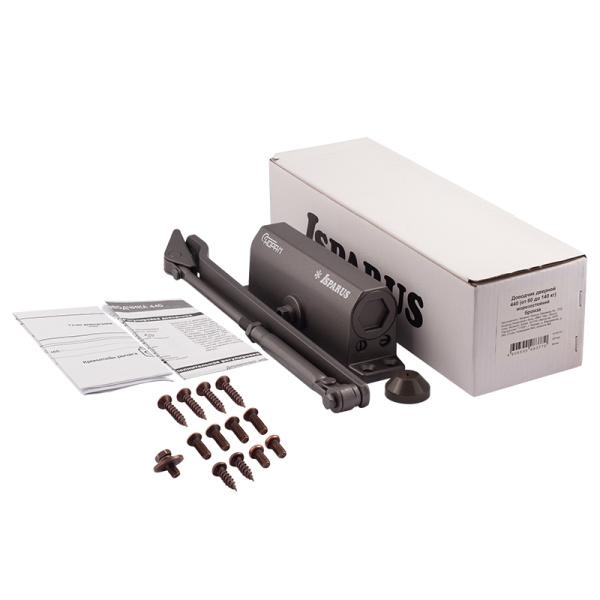 НОРА-М 440 ISPARUS (от 80 до 140кг) доводчик морозостойкий (бронза/графит) 