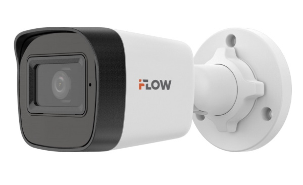 F-IC-1121M(2.8mm) (Аналог IPC-B020(C) (2.8mm)) 2Мп уличная цилиндрическая IP-камера с ИК-подсветкой до 30м и встроенным микрофоном iFlow