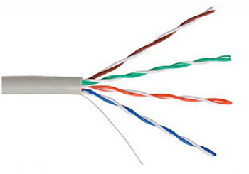 CCA-UU004-5E-PVC-GY кабель U/UTP 4 пары NETLAN